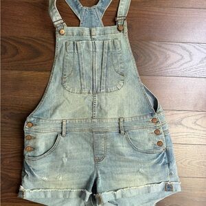 American Rag Blue Denim Overall shorts